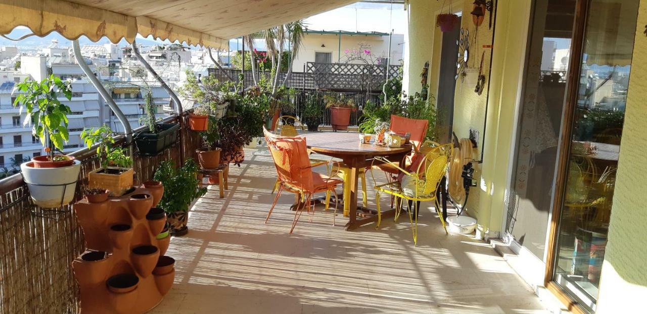 Penthouse Balcony Close To Acropolis Appartamento Atene Esterno foto