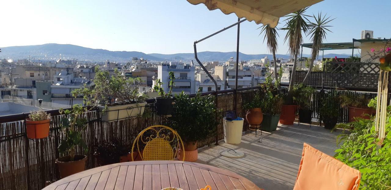 Penthouse Balcony Close To Acropolis Appartamento Atene Esterno foto